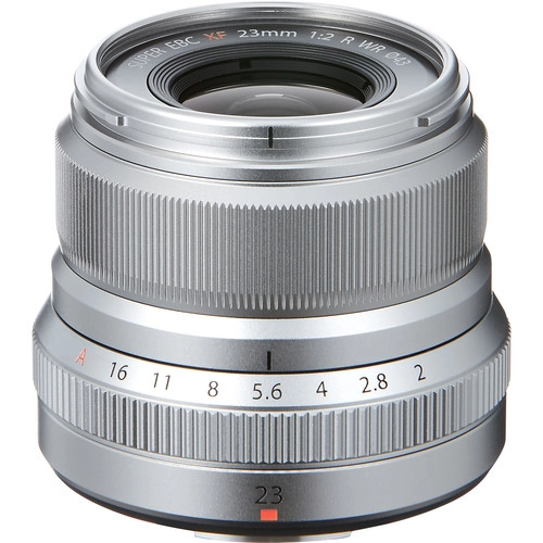Fujifilm XF 23mm f/2.0 R WR Sølv Fujinon XF 23mm f/2.0 R WR Fujifilm XF 23mm f/2.0 R WR Sølv Fujinon XF 23mm f/2.0 R WR