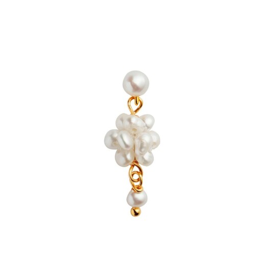 Stine A Jewelry Petit Cluster Berries Earring Gullfarge 25 mm