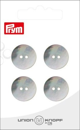 Prym-knapp hvit 18 mm 4 stk