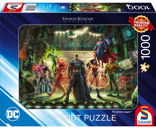 Schmidt Puzzles Kinkade The Justice League Puslespill - 1000 brikker Schmidt Puzzles Kinkade The Justice League Puslespill - 1000 brikker