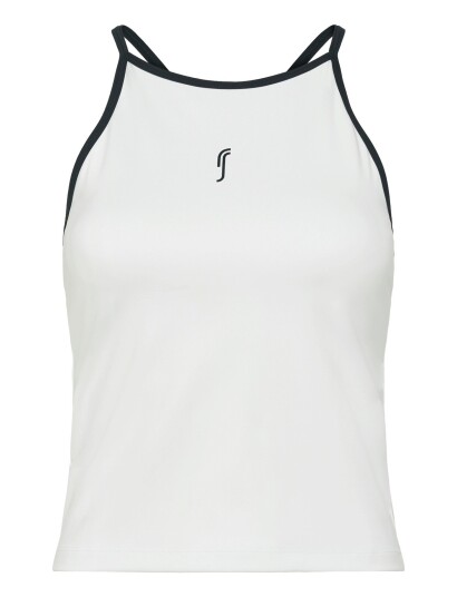 RS Sports Women"s Court Tank 2 In 1 White L