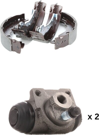 Bremsesko sett RIDEX 70B2151 Bremsesko sett RIDEX 70B2151