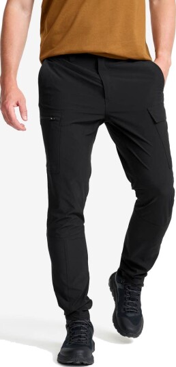 Revolutionrace Verge Stretch Cargo Pants Herre Black L Turbukse & Fritidsbukse