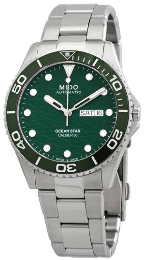 Mido Herreklokke M042.430.11.091.00 Ocean Star Grønn/Stål Ø42.5 mm Mido Herreklokke M042.430.11.091.00 Ocean Star Grønn/Stål Ø42.5 mm
