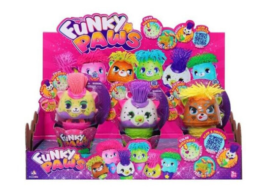 Funky Paws S1 Cone Pops (assortert) - Dyr Funky Paws S1 Cone Pops (assortert) - Dyr