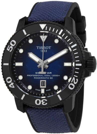 Tissot Herreklokke T120.607.37.041.00 Seastar Blå/Gummi Ø46 mm