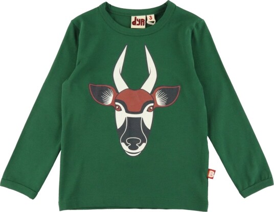 DYR Cph Genser Dyroar Dark Rosa Bongo antilope DYR 5 år (110) Genser Grønn
