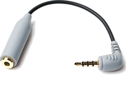 Boya BY-CIP2 3.5mm TRS-TRRS Adapter sort