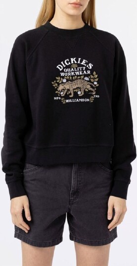Dickies Collegegenser Fort LewiSvart DickieSmall Collegegenser