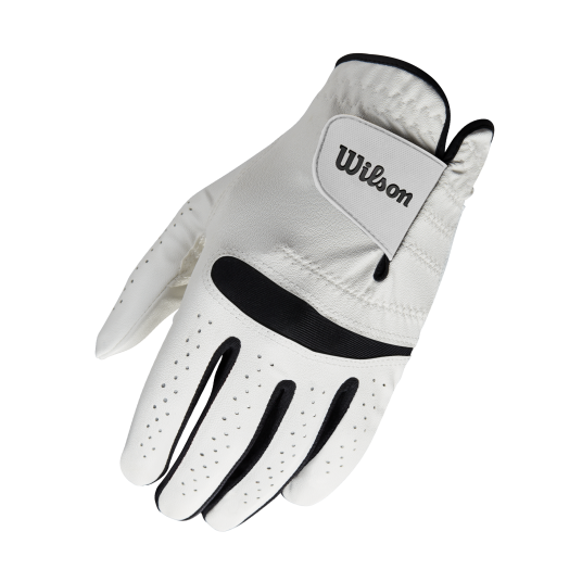 Wilson Feel Plus Glove LH golfhanske herre White S Wilson Feel Plus Glove LH golfhanske herre White S