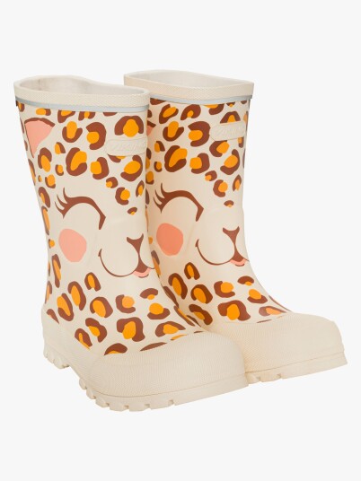 Viking Gummistøvler Jolly Print Beige Viking Gummistøvler Jolly Print Beige