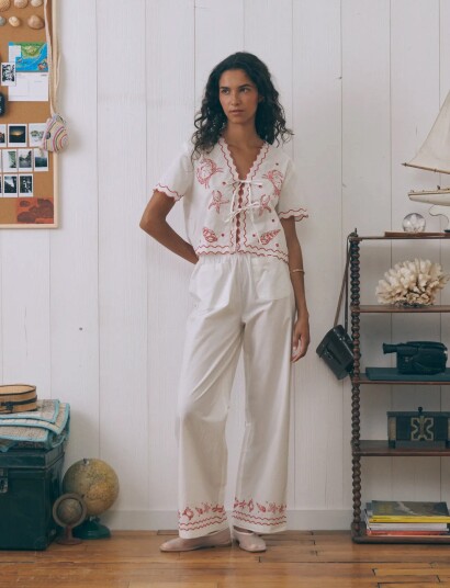 Maison Labiche Oudin Seashells White S