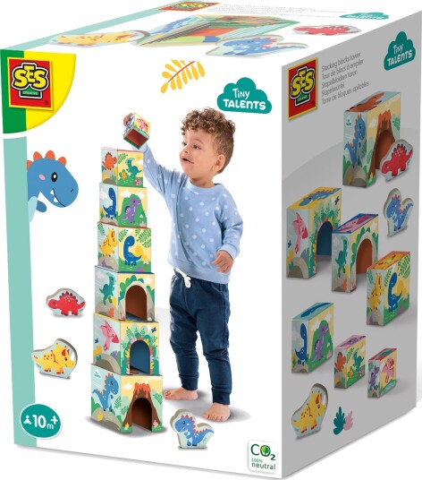 SES Creative Stacking Blocks Dinosaurs S13202 SES Creative Stacking Blocks Dinosaurs S13202