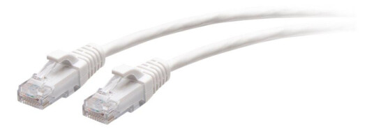 C2G 1ft (0.3m) Cat6a Snagless Unshielded (UTP) Slim Ethernet Network Patch Cable - White - koblingskabel - 30 cm - hvit