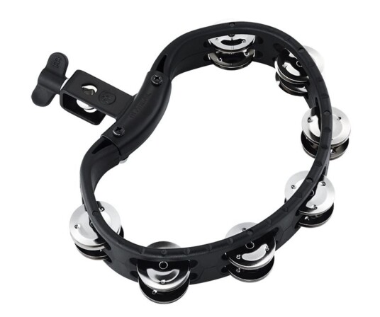 Meinl HTMT2BK ABS Tamburin Steel Jugl Festes på hihat o.l