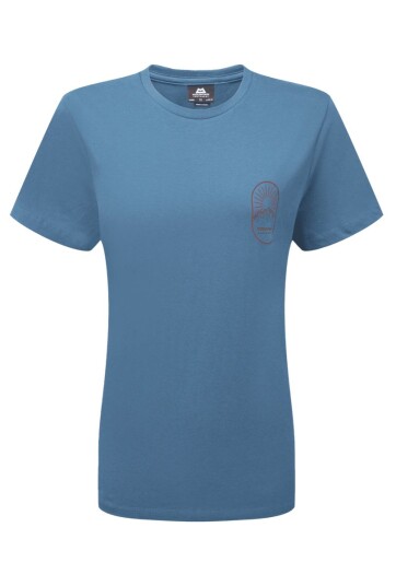 Mountain Equipment Alpenglow Wmns Tee Stellar Blue 8
