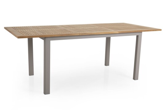 Brafab Lyon spisebord Teak/khaki 194 - 252 x 92 cm Beige Brafab Lyon spisebord Teak/khaki 194 - 252 x 92 cm Beige