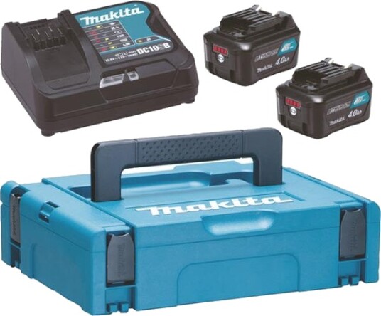 Makita 197641 Ladepakke med 2x4,0 Ah Li-Ion Batterier og Lader Makita 197641 Ladepakke med 2x4,0 Ah Li-Ion Batterier og Lader