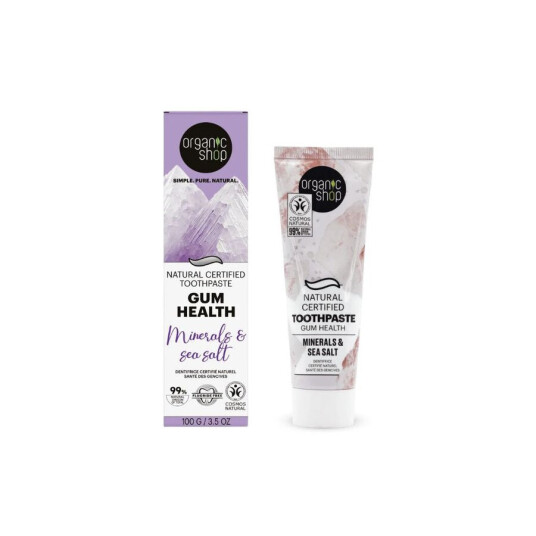 Organic Shop toothpaste minerals & sea salt 100 g