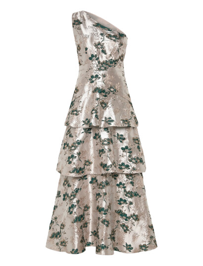 Love Lolina Fabiana Maxi DresSilver   XL