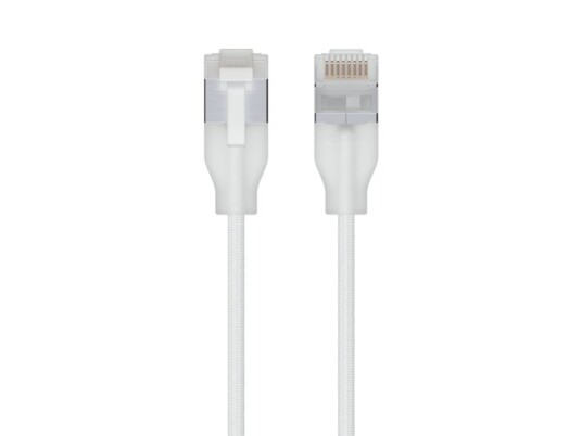 Ubiquiti Unifi Koblingskabel Rj-45 Hann Til Rj-45 Hann 15 Cm 3 Mm Skjermet Cat 6A Med Støvel Innendørs Hvit En Pakke 24