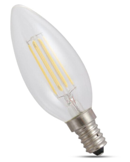 E14 Lysekronelampe 6W 1800K 540 lumen