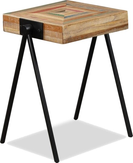 vidaXL Sidebord heltre gjennvunnet teak