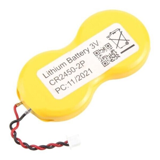 Knappcellebatteri CR2450 2P 3V 1100mAh Med Kabel Knappcellebatteri CR2450 2P 3V 1100mAh Med Kabel