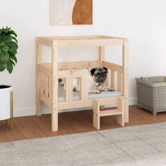 Vidaxl Hundeseng 65.5X50.5X70 cm Heltre Furu