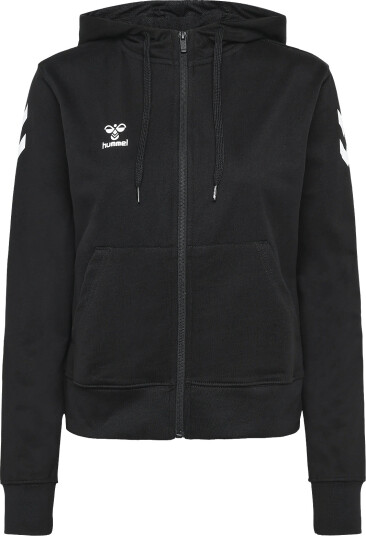 Hummel Hmlgo 2.0 Chevron Zip Hoodie Woman   Black   S