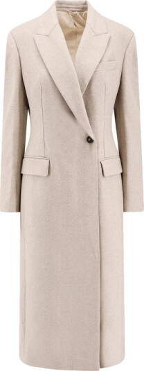Brunello Cucinelli Dame Frakker Beige M,