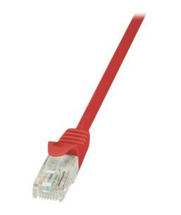 Logilink Koblingskabel Rj-45 Hann Til Rj-45 Hann 1 M Utp Cat 5E Rød
