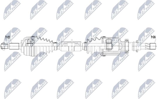 Nty Drivaksel NTY NPW RE 140 Nty Drivaksel NTY NPW RE 140