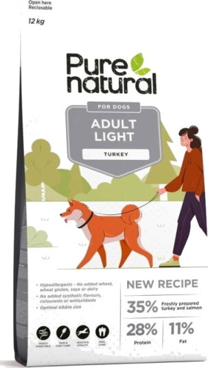 Purenatural Dog Adult Light Turkey (12 kg) Purenatural Dog Adult Light Turkey (12 kg)