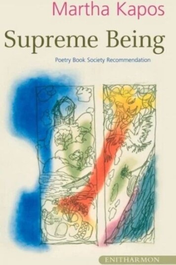 Supreme Being Av Martha Kapos Supreme Being Av Martha Kapos