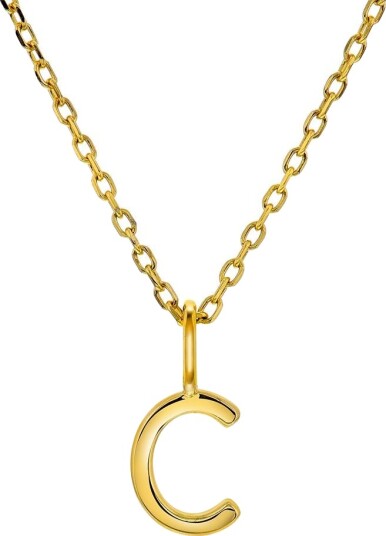 Pan Jewelry Letters smykke i 925 forgylt sølv C