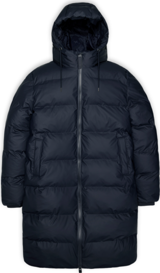Rains Unisex Alta Long Puffer Jacket M , Navy Rains Unisex Alta Long Puffer Jacket M , Navy