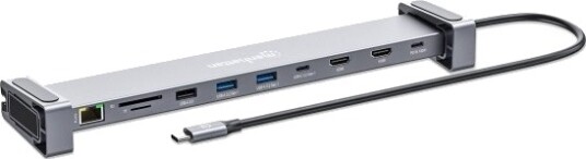 Manhattan 10-in-1 4K USB-C PD Dockingstation 2xHDMI