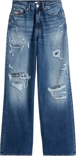 Tommy Jeans Claire High Rise Wide Dj2053   DENIM DARK   31 x 30