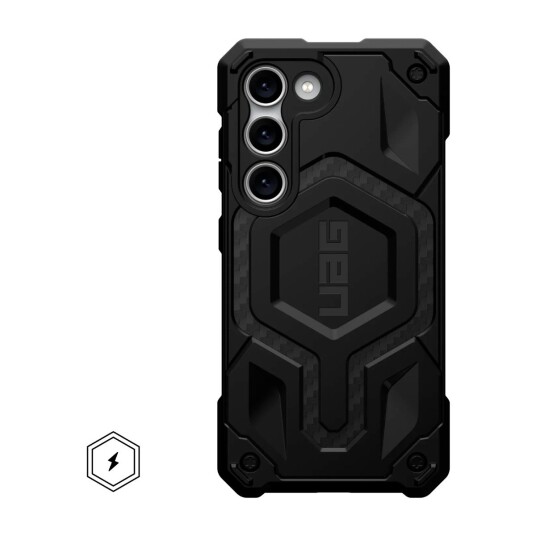 UAG Samsung Galaxy S23 UAG MONARCH Pro Series Deksel - MagSafe Kompatibel - Kevlar Black
