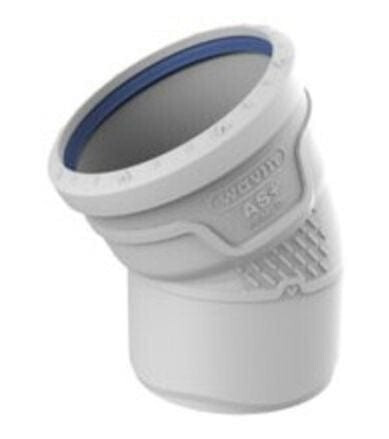 Wavin AS+ Bend 30° med en Muffe 125mm Wavin AS+ Bend 30° med en Muffe 125mm
