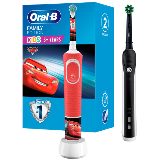 Oral-B Cars + Pro 700 Elektriske tannbørster Family Edition Oral-B Cars + Pro 700 Elektriske tannbørster Family Edition