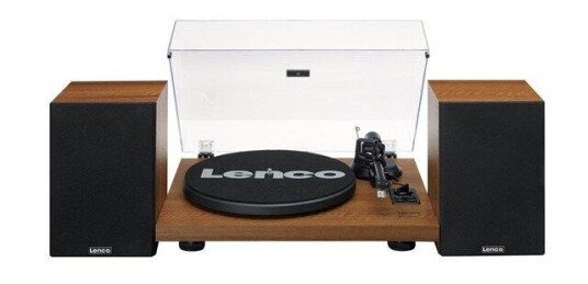 Lenco LS-480 Tre Platespiller med Bluetooth og Høyttalere Lenco LS-480 Tre Platespiller med Bluetooth og Høyttalere