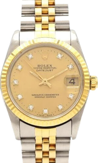 Rolex Vintage Dame Gul Rolex Vintage Dame Gul
