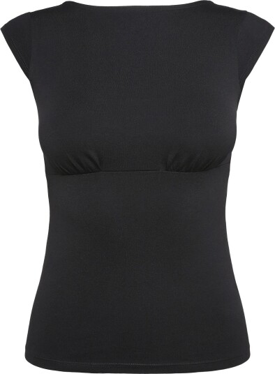 Organic Basics Everyday Corset Top Black L