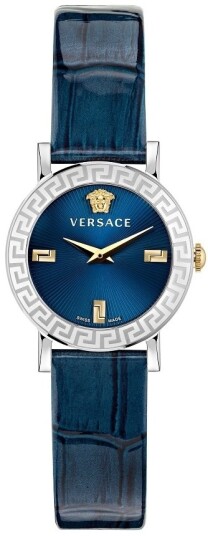 Versace Dameklokke VE6M00122 Petit Blå/Lær Ø28 mm