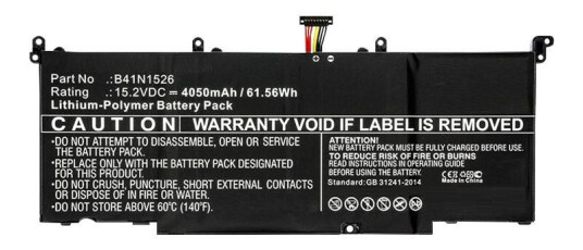 CoreParts batteri til bærbar PC - Li-pol - 4050 mAh - 61.6 Wh (MBXAS-BA0077)
