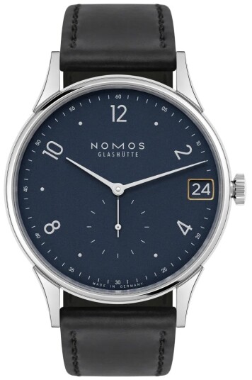 Nomos Glashütte Herreklokke N 1252 Minimatik Blå/Lær Ø39.5 mm Nomos Glashütte Herreklokke N 1252 Minimatik Blå/Lær Ø39.5 mm