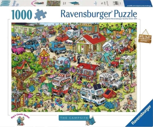 Ravensburger Puslespill 1000 Brikker The Campsite Ravensburger Puslespill 1000 Brikker The Campsite
