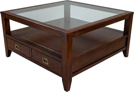 Martino sofabord glassplate Noble Brown Martino sofabord glassplate Noble Brown
